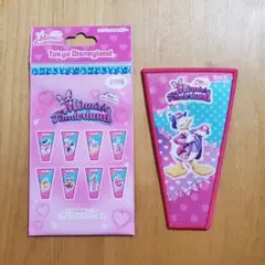 ディズニーランド/パルパルーザ/ワッペンアクセサリー/ドナルド