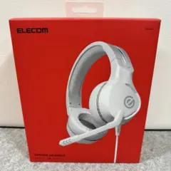 ELECOM ゲーミングヘッドセット ホワイト/グレー