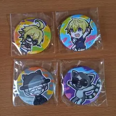 ドズル社 VILLAINS グリッター缶バッジ オーロラカード おんりー MEN