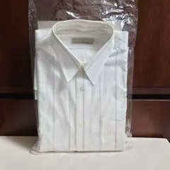 【美品・日本製】長袖 ワイシャツ ストライプ 首まわり41 クリーニング済