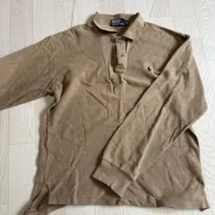 Polo by Ralph Lauren ブラウン長袖ポロシャツ Mサイズ