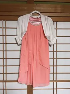 新品【結婚式・謝恩会・二次会に】パーティードレス　フォーマルドレス　ボレロ付き