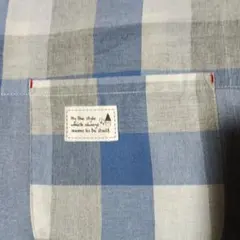 チェック柄エプロン