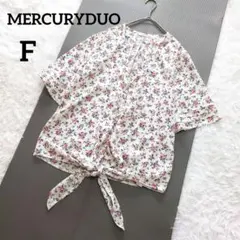 マーキュリーデュオ　花柄フロントタイシャツ 半袖　半袖　小花柄　ブラウス6267