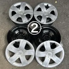 トヨタラクティス純正16インチ鉄ホイール☆スーパーバリ山冬タイヤ付き