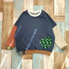 大人S★斜めポケットプルオーバー