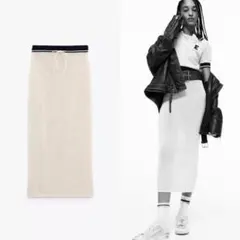 zara ミディスカート Mサイズ【新品未使用】