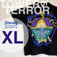 【タワーオブテラー】ディズニー・ヴィンテージ 90s XL シングルステッチ ディズニー【タワー・オブ・テラー】90s XL シングルステッチ - メルカリ