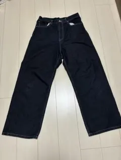 ヴィンテージメイクバギーセミワイドデニムパンツ
