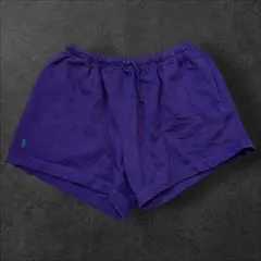 Ralph Lauren スウェット ショートパンツ ワンポイントロゴ パープルのサムネイル
