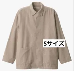 無印良品 両面起毛フランネルシャツジャケット S