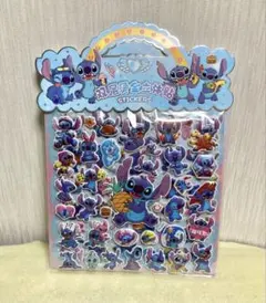 3Dシール スティッチ立体シール おしゃれ デコシール ご褒美 2枚