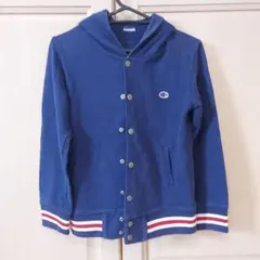150㎝　Champion フード付きネイビージャケット　パーカー