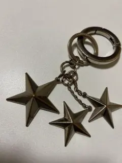 Jimmy Choo メタルスター バッグチャーム キーホルダー キーリング