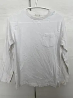 【150cm】GU ジーユー　ロンT 長袖Tシャツ　ホワイト