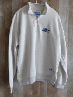 coen ハーフジップ　裏起毛スウェット　メンズL