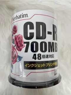 バーベイタム　 CD-R 1回記録 48倍 700MB 100枚
