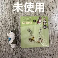 モフサンド プチチャームストラップ キーホルダーえびにゃん ねずみにゃん