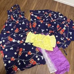 いちご柄　浴衣　120 130