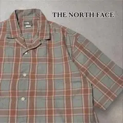 美品 THE NORTH FACE オープンカラー オコチロパッチシャツ M