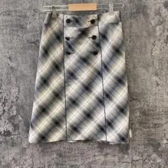 ✨J.PRESS✨ジェイプレス♡ロングスカート♡黒ベージュ♡(w62~66)のサムネイル
