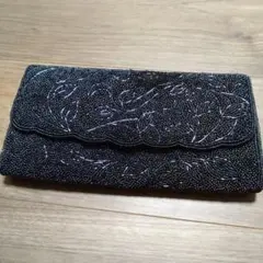 昭和レトロ　アンティーク　ビーズクラッチバッグ 和装小物　和装バッグ