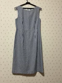 J.PRESS チェック柄 ノースリーブ ワンピース