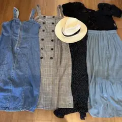 レディース夏服まとめ売りレディースコーデ売りワンピースレーストップススカートGU