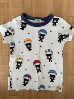 DOUBLE.B クマパラシュート柄 Tシャツ 90cm