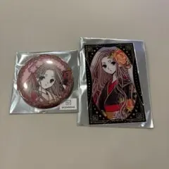 xxxHOLiC HUB アクリルカード 缶バッチ　五月七日小羽 セット