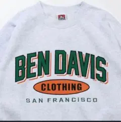 BEN DAVIS グレー トレーナー