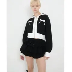 epine é ribbon piping zip hoodie パーカー é ribbon piping zip hoodie エピヌ パーカー