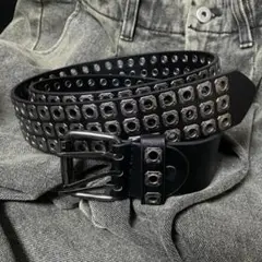 スタッズベルト　sk8 y2k グランジ ウエスタン 黒