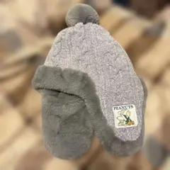 SNOOPY ボア帽子　byユニバ