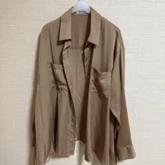 SNIDEL サテン シャツ