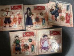 【新品】鬼滅の刃×ピザーラ アクリルスタンド 5種セット【初期傷あり】