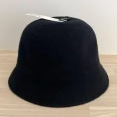 【新品未使用】タグ付き GUウールブレンドハット BLACK バケハ 黒