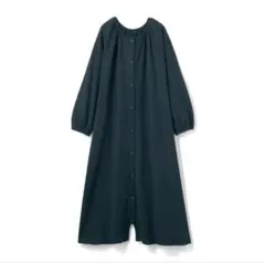 ベルメゾンママ　マタニティ 長袖パジャマ 2WAY スミクロ　グレー