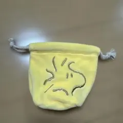 スヌーピー　 トレーディングミニ巾着　ウッドストック