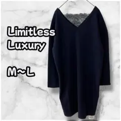 N0026　カットソーワンピース　新品未使用　Ｍ〜Ｌ相当