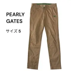 PEARLY GATES パーリーゲイツ ストレッチロングパンツ ロゴ 刺繍 5