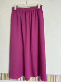 値下げ中‼️❁⃘*.゜フレアロングスカート ピンク❁⃘*.゜
