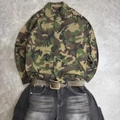 y2k archive camouflage Coach jacket