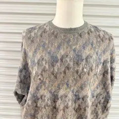 Triots St. Raphael メリノウール 総柄ニット XL 古着