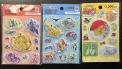 ポケモン　韓国　ダイソー　ウォーターステッカー　カプセルステッカー　シール　①