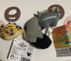 ズートピア フェイスリング、ミニしっぽマスコットセット ラス1！