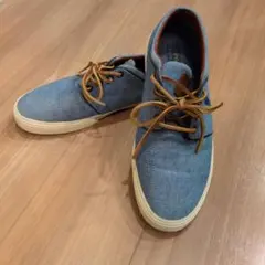 POLO RALPH LAUREN デニム スニーカー ローカット 水色