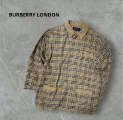 BURBERRY LONDON チェック柄長袖シャツ M ノバチェック