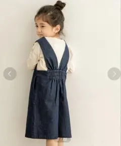 お値下げ⭐︎アーバンリサーチドアーズ　デニムジャンパースカート　135