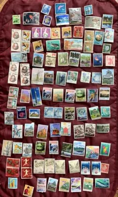 使用済切手コレクション 約100枚